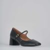 Donna Barca | Decollete Tacco 5Cm Pelle Nero