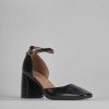 Donna Barca | Decollete Tacco 8 Cm In Vernice Nera