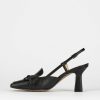 Donna Barca | Decollete Tacco 7 Cm In Pelle Nera