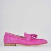 Donna Barca | Mocassino Tacco 1 Cm In Camoscio Rosa