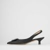 Donna Barca | Decollete Tacco 5 Cm In Pelle Nera