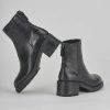 Donna Barca | Stivaletti Tacco Alto Tacco 5 Cm In Pelle Nera