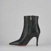 Donna Barca | Stivaletti Tacco Alto Tacco 9 Cm In Pelle Nera