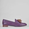 Donna Barca | Mocassini Tacco 1 Cm In Pelle Viola