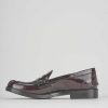 Donna Barca | Mocassino Tacco 3 Cm In Pelle Bordeaux