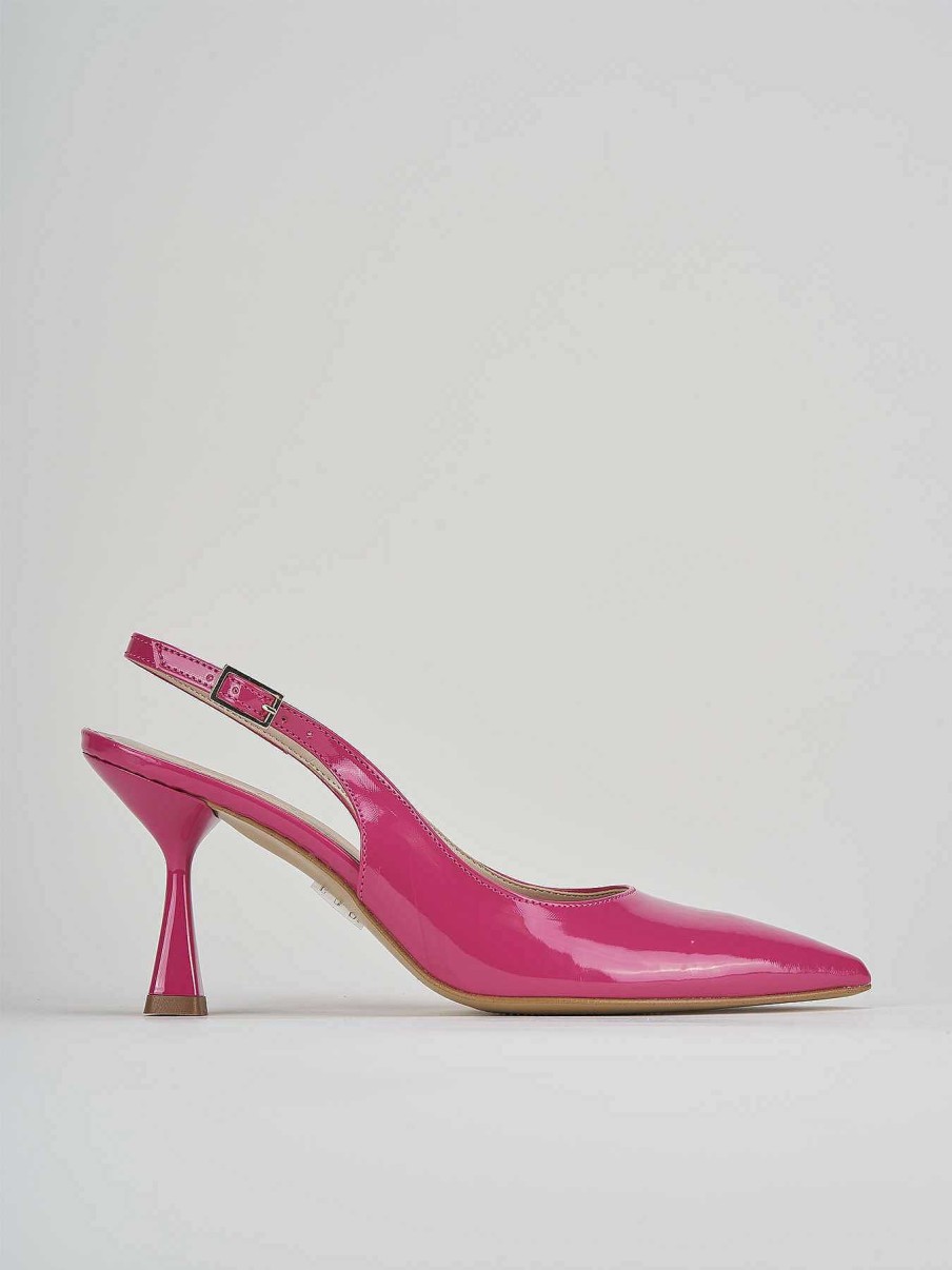 Donna Barca | Decollete Tacco 7 Cm In Vernice Rosa