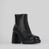 Donna Barca | Stivaletti Tacco Alto Tacco 11 Cm In Pelle Nera