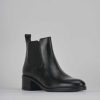 Donna Barca | Stivaletti Tacco 5Cm Pelle Nero