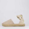 Donna Barca | Espadrillas Tacco 2 Cm Camoscio Beige