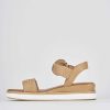 Donna Barca | Zeppa Tacco 3 Cm In Pelle Beige