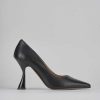 Donna Barca | Decollete Tacco 9 Cm In Pelle Nera