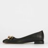 Donna Barca | Mocassini Tacco 1 Cm In Pelle Nera