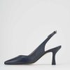 Donna Barca | Decollete Tacco 7 Cm In Pelle Blu