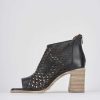 Donna Barca | Sandali Tacco Alto Tacco 7 Cm In Pelle Nera