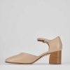 Donna Barca | Decollete Tacco 7 Cm In Pelle Beige