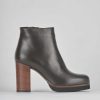 Donna Barca | Stivaletti Tacco Alto Tacco 8 Cm In Pelle Testa Di Moro