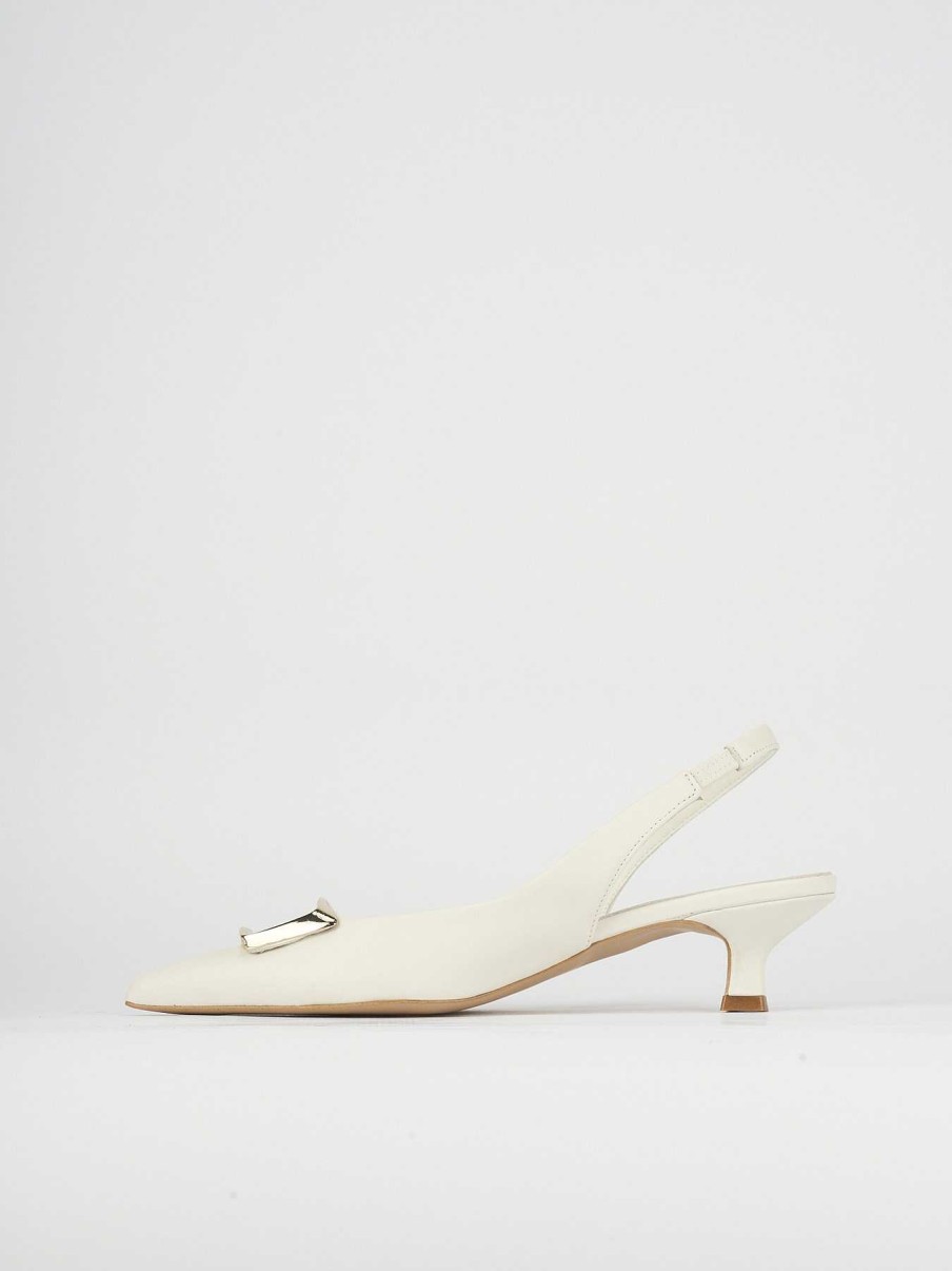 Donna Barca | Decollete Tacco 5 Cm In Pelle Beige