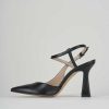 Donna Barca | Decollete Tacco 9 Cm In Pelle Nera