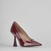 Donna Barca | Decollete Tacco 9 Cm In Vernice Bordeaux