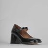 Donna Barca | Decollete Tacco 5 Cm In Pelle Nera