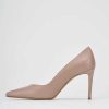 Donna Barca | Decollete Tacco 8 Cm In Pelle Rosa