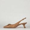 Donna Barca | Decollete Tacco 5 Cm In Pelle Beige