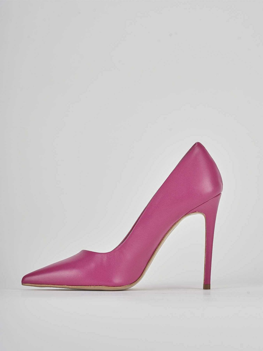 Donna Barca | Decollete Tacco 11 Cm In Pelle Rosa