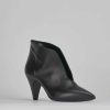 Donna Barca | Stivaletti Tacco Alto Tacco 8 Cm In Pelle Nera