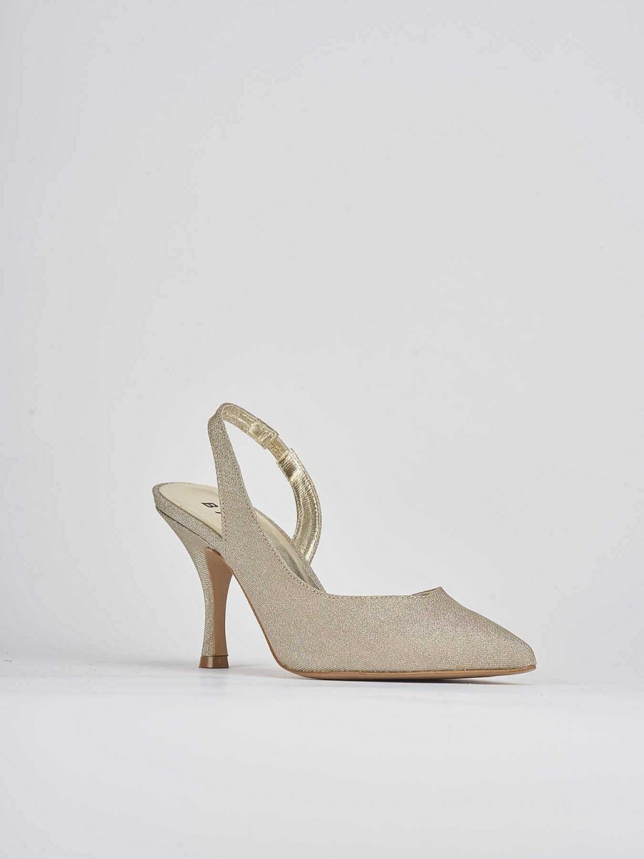 Donna Barca | Decollete Tacco 7 Cm In Pelle Oro