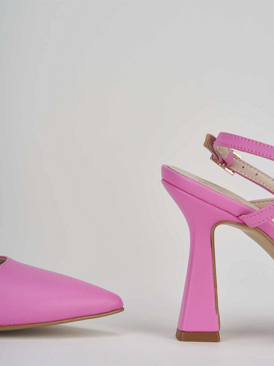 Donna Barca | Decollete Tacco 9 Cm In Pelle Rosa