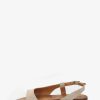 Donna Barca | Sandali Tacco Basso Tacco 1 Cm Camoscio Beige