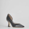 Donna Barca | Decollete Tacco 7 Cm In Pelle Nera