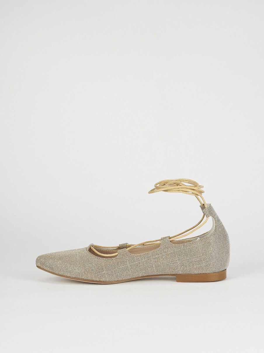 Donna Barca | Scarpe Basse Tacco 1 Cm In Pelle Beige