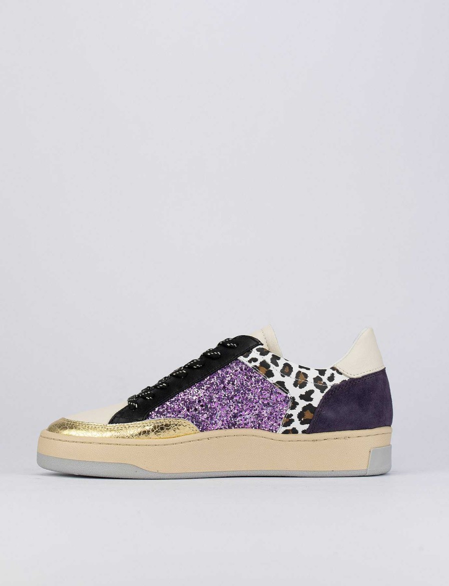 Donna Barca | Sneakers In Pelle Multicolor