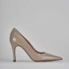 Donna Barca | Decollete Tacco 9 Cm In Pelle Beige