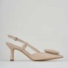 Donna Barca | Decollete Tacco 5 Cm In Pelle Beige