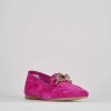 Donna Barca | Mocassino Tacco 1 Cm In Camoscio Rosa