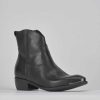 Donna Barca | Stivaletti Tacco Basso Tacco 2 Cm In Pelle Nera