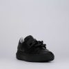 Donna Barca | Sneakers Tacco 1 Cm In Pelle Nera