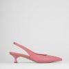 Donna Barca | Decollete Tacco 5 Cm In Pelle Rosa