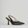 Donna Barca | Decollete Tacco 7 Cm In Pelle Nera