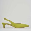 Donna Barca | Decollete Tacco 3 Cm Verde Licra