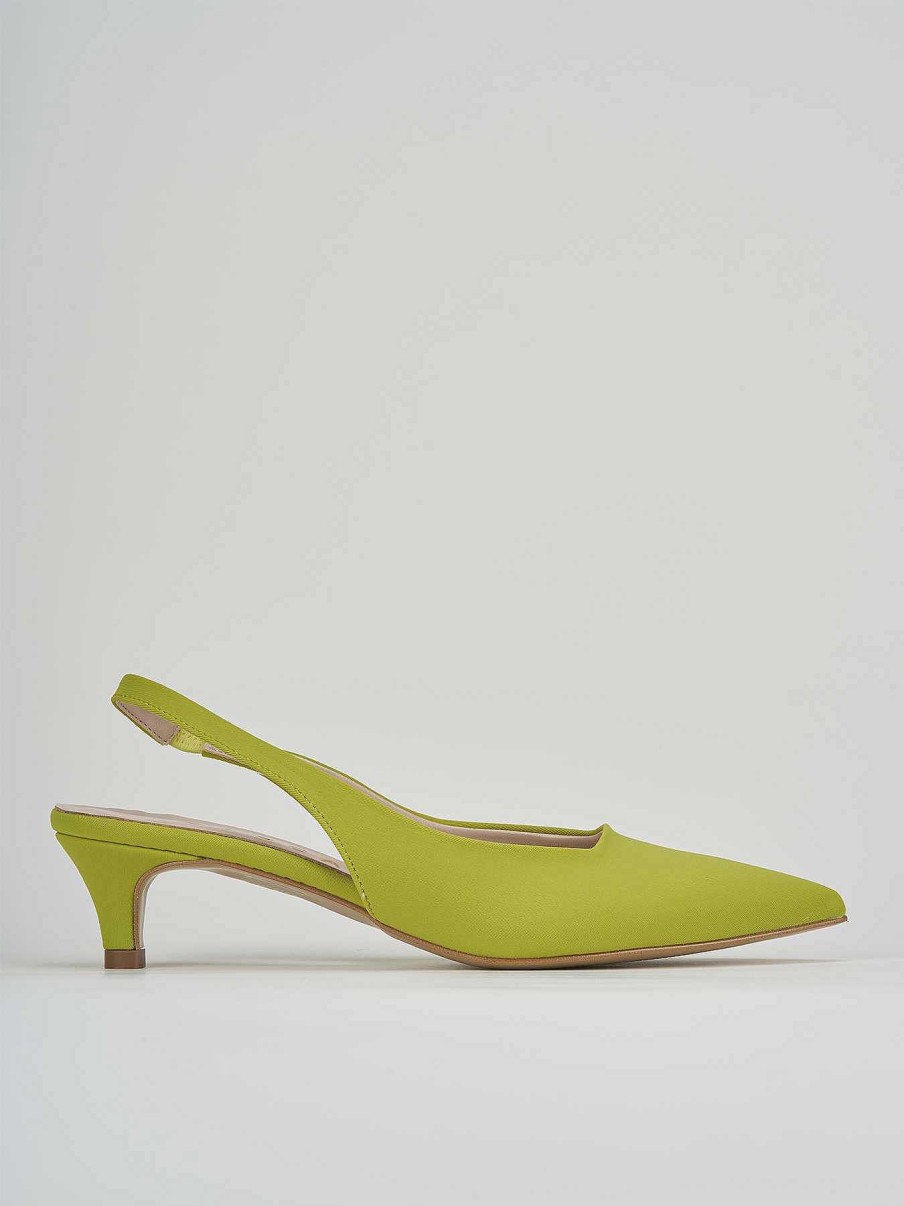 Donna Barca | Decollete Tacco 3 Cm Verde Licra