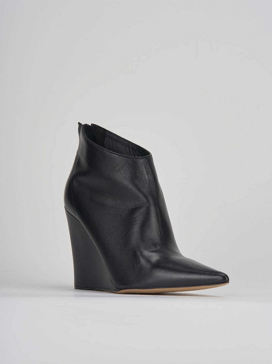 Donna Barca | Stivaletti Tacco Alto Tacco 9 Cm In Pelle Nera