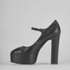 Donna Barca | Decollete Tacco 13 Cm In Pelle Nera