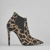 Donna Barca | Stivaletti Tacco Alto Tacco 10 Cm Giraffa Cavallino