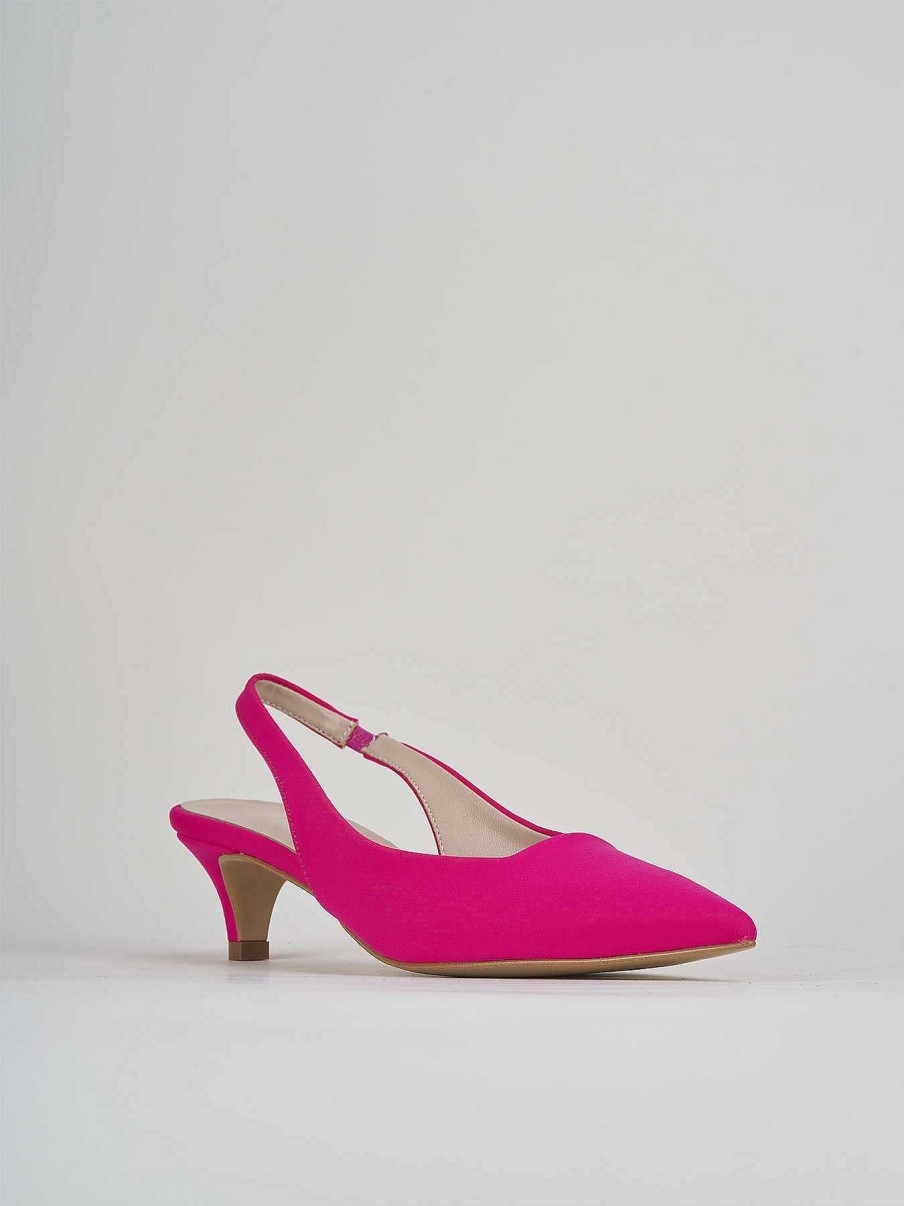 Donna Barca | Decollete Tacco 3 Cm Rosa Licra