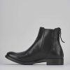 Donna Barca | Stivaletti Tacco Basso Tacco 1 Cm In Pelle Nera