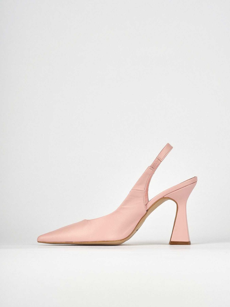 Donna Barca | Decollete Tacco 9 Cm In Pelle Rosa