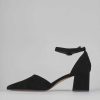 Donna Barca | Decollete Tacco 5 Cm In Camoscio Nero